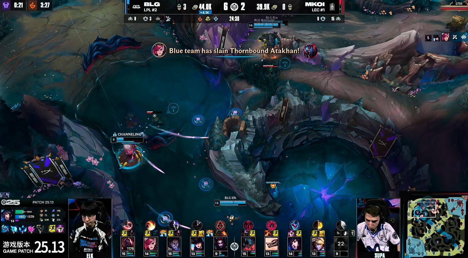 LOL-MSI:左手塞拉斯“闪电五连鞭”主宰比赛,BLG 3-1击败MKOI