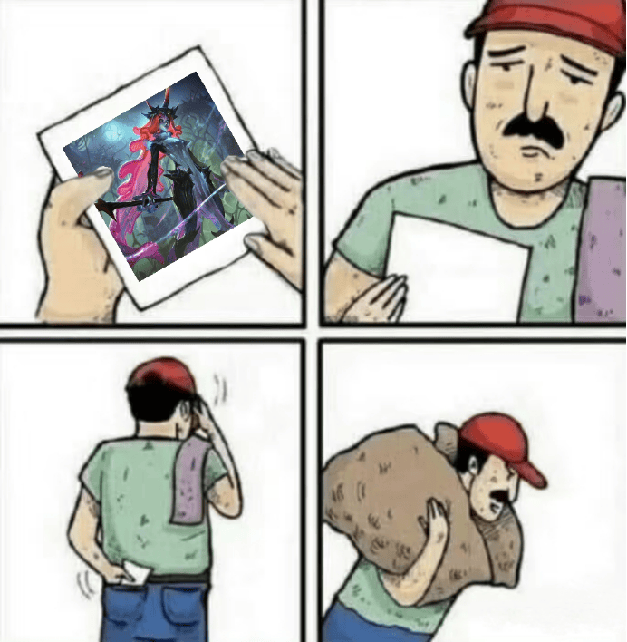 LOL新皮肤大家买吗?英国穷留子纠结ing